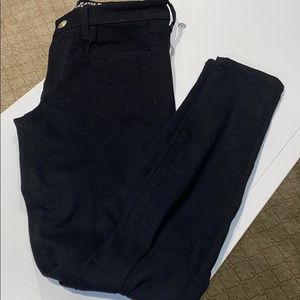 black skinny American Eagle jeggings